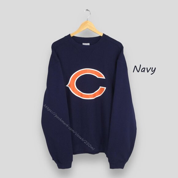 Tops - Vintage Chicago Bears NFL Sweatshirt Large Chicago Bears Printed Logo Crewneck